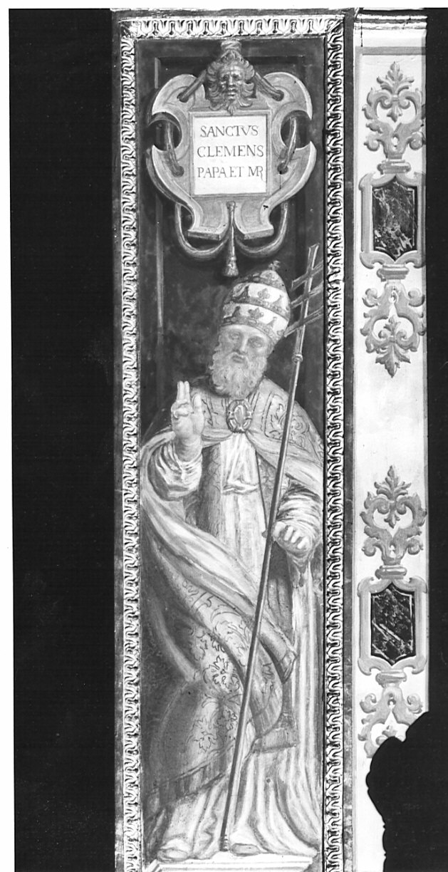 San Clemente (decorazione plastico-pittorica, elemento d'insieme) di Ciocca G (sec. XVI)