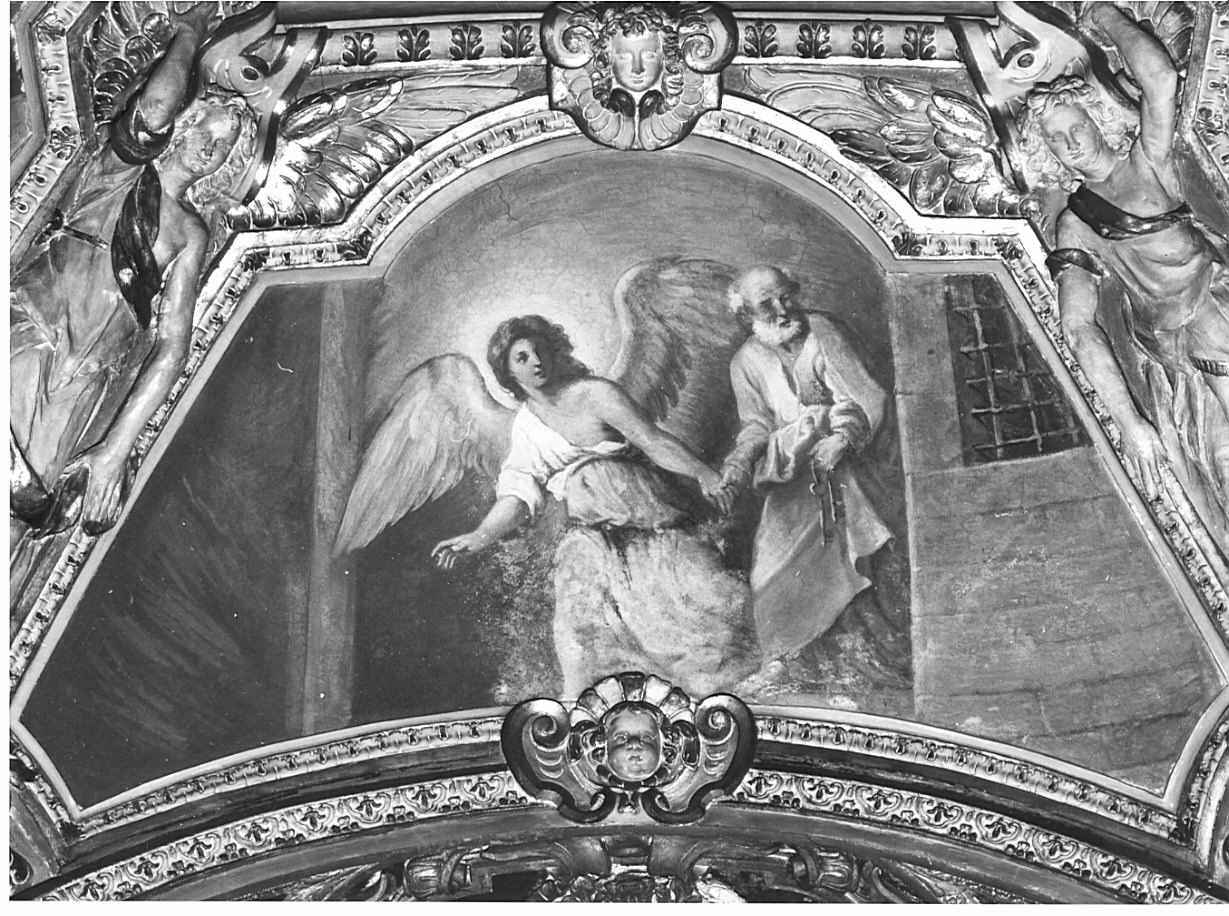 San Pietro liberato dal carcere da un angelo (dipinto, opera isolata) di Scaramuccia Luigi Pellegrino (sec. XVII)