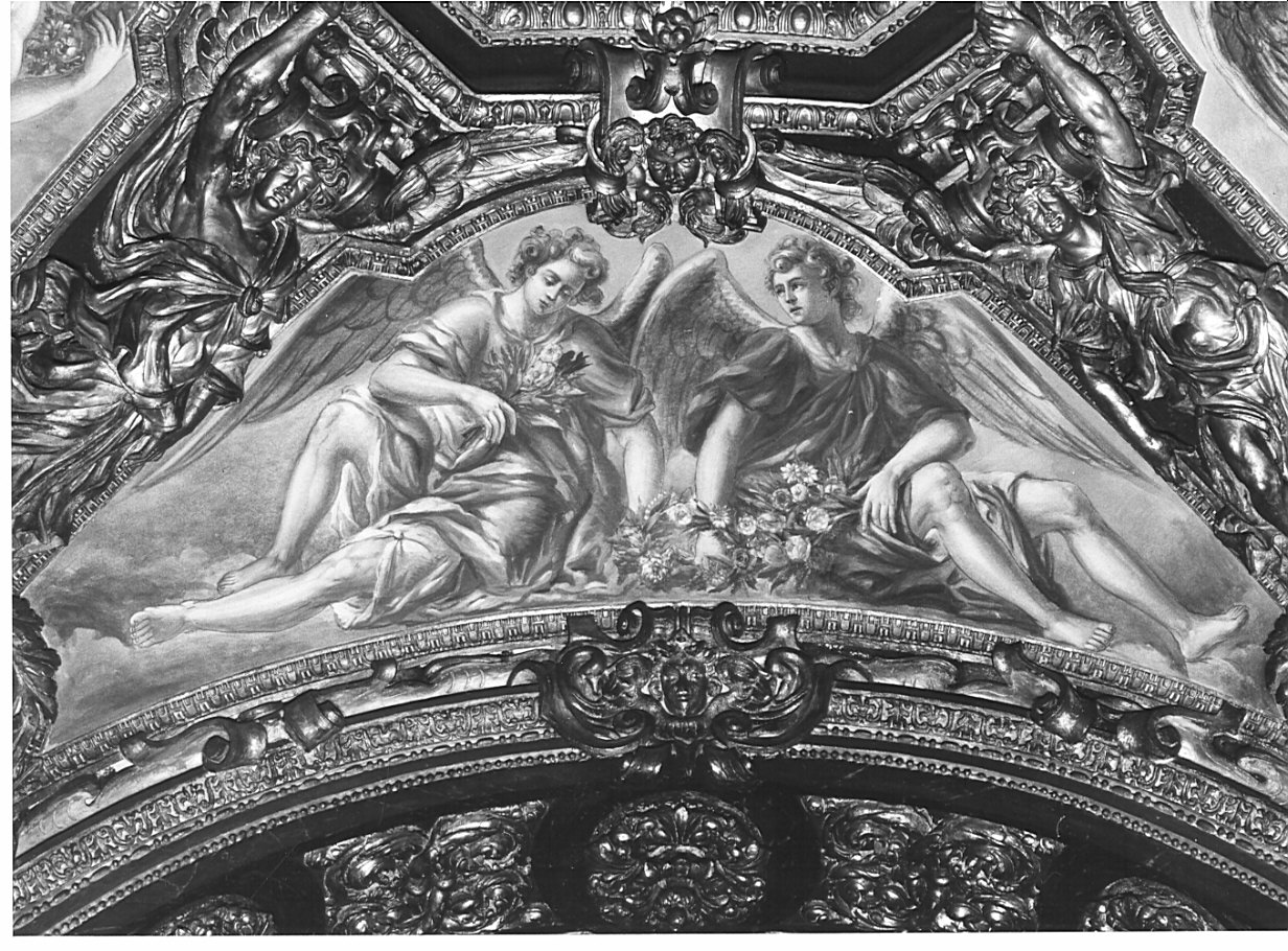 angeli (dipinto, elemento d'insieme) di Vajani Alessandro (attribuito) (prima metà sec. XVII)