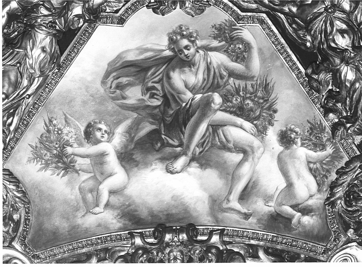 angeli (dipinto, elemento d'insieme) di Vajani Alessandro (attribuito) (prima metà sec. XVII)