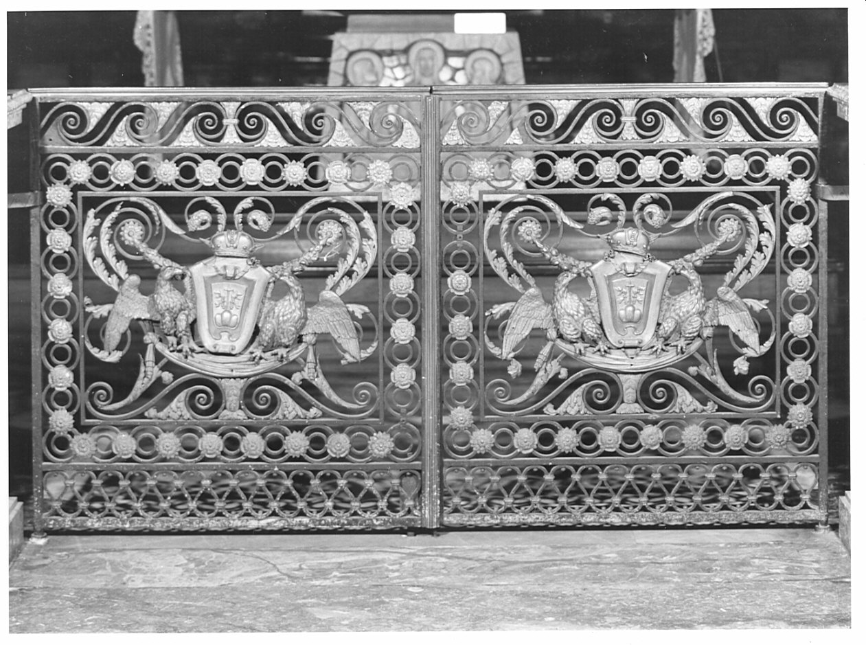 cancello di balaustrata, opera isolata di Pollack Leopold (fine sec. XVIII)