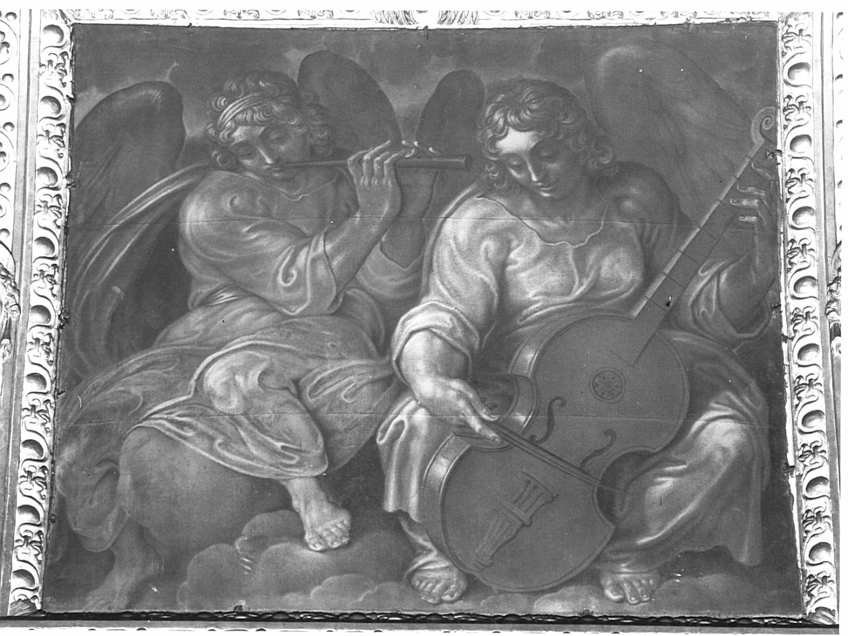 angeli musicanti (dipinto) di Figino Giovanni Ambrogio (inizio sec. XVII)