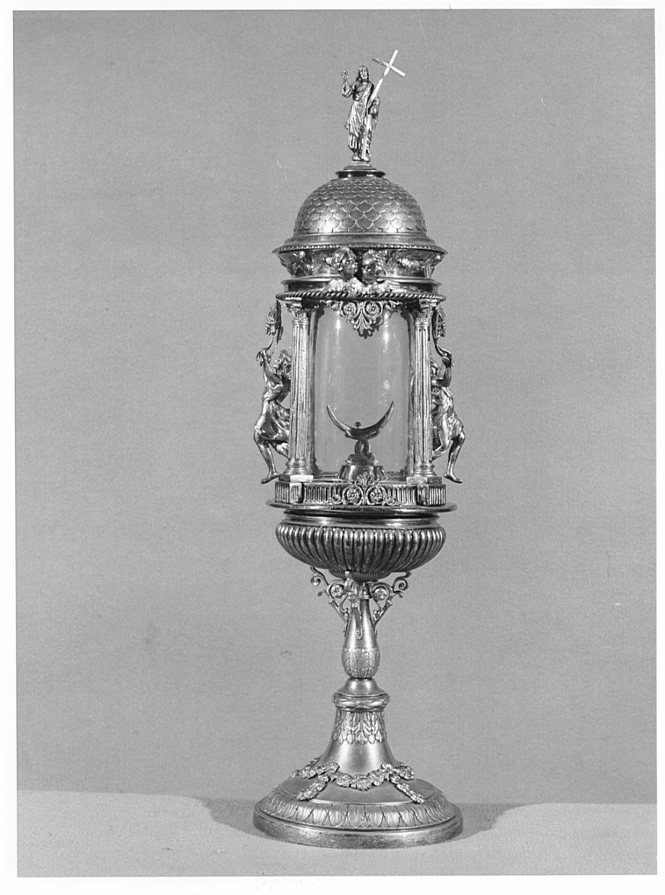 ostensorio, opera isolata - bottega lombarda (fine sec. XVIII)