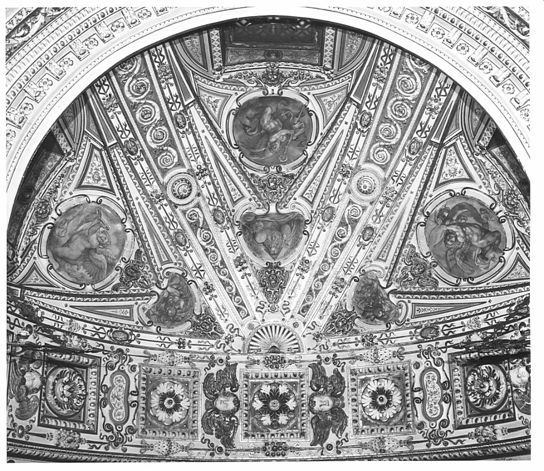 decorazione plastico-pittorica di Figino Giovanni Ambrogio, Sala Francesco, Lezzana Giovan Battista (inizio sec. XVII)