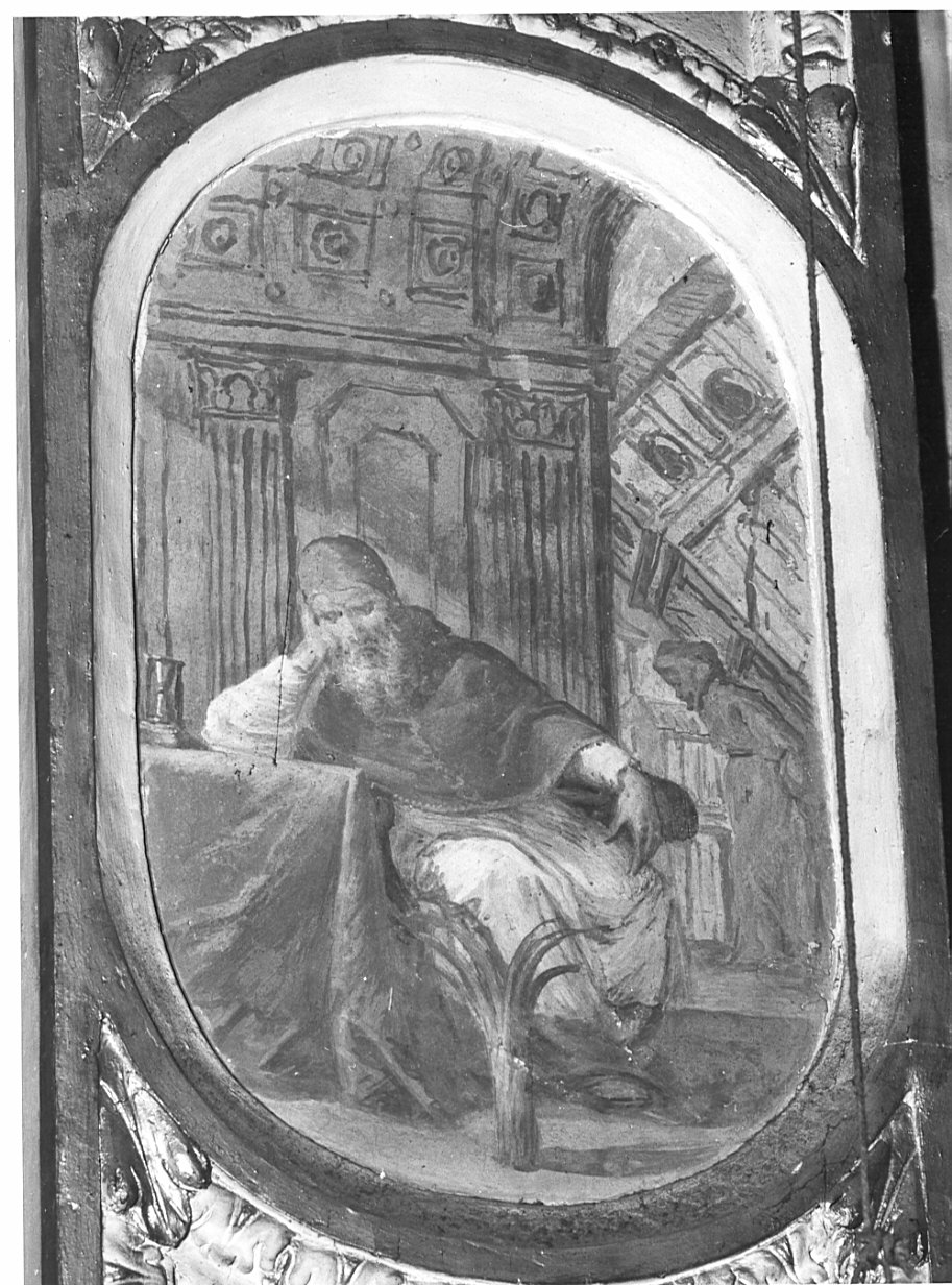 papa Innocenzo III vede in sogno San Francesco d'Assisi sostenere la basilica Lateranense (dipinto) di Discepoli Giovan Battista detto Zoppo di Lugano (sec. XVII)