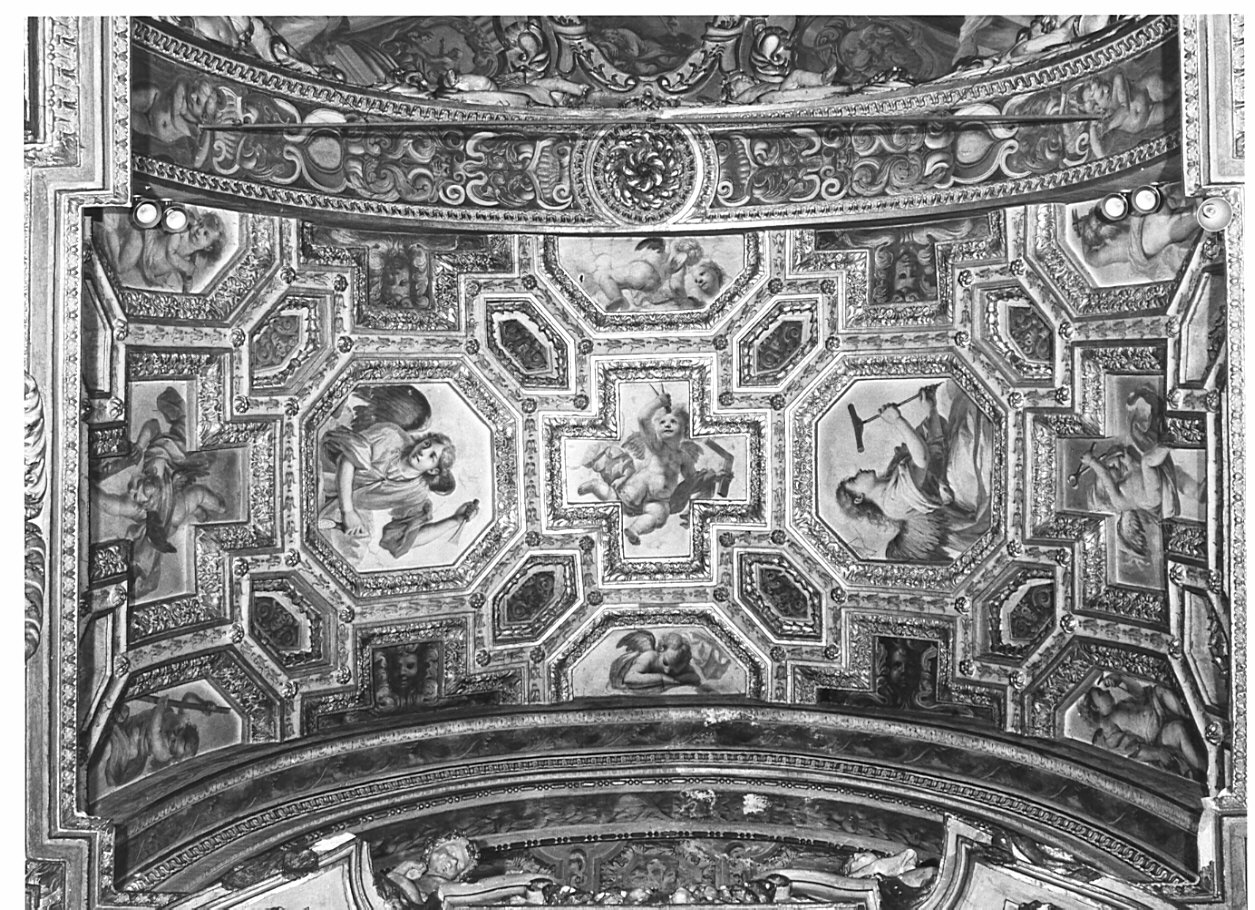 decorazione plastico-pittorica di Cignaroli Martino detto Veronese (attribuito) (sec. XVII, sec. XVII)