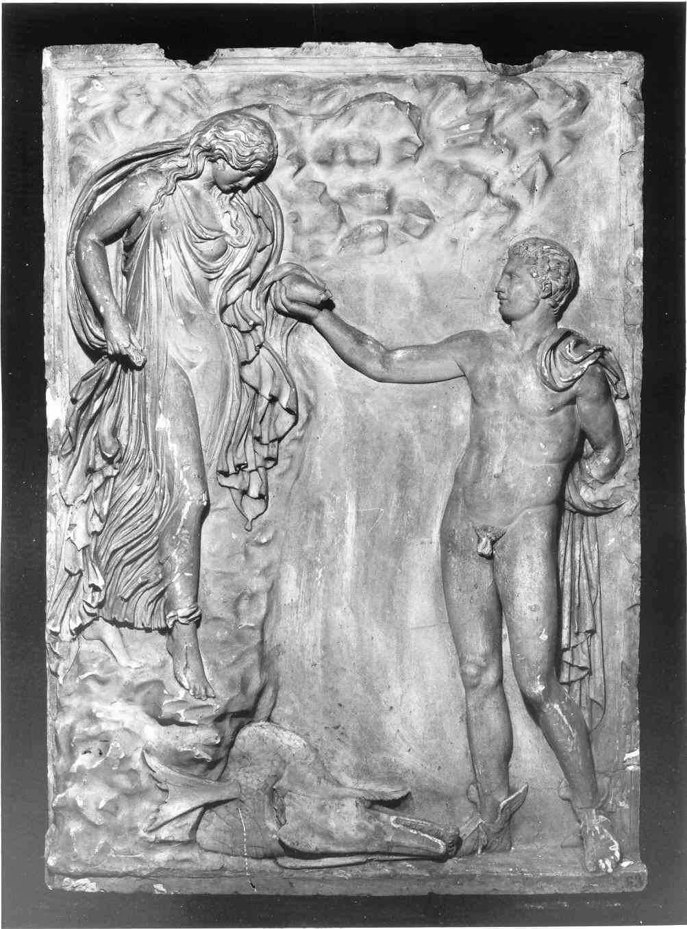 Il Perseo ed Andromeda del Campidoglio, Perseo ed Andromeda (lastra, opera isolata) - ambito romano (sec. XIX)