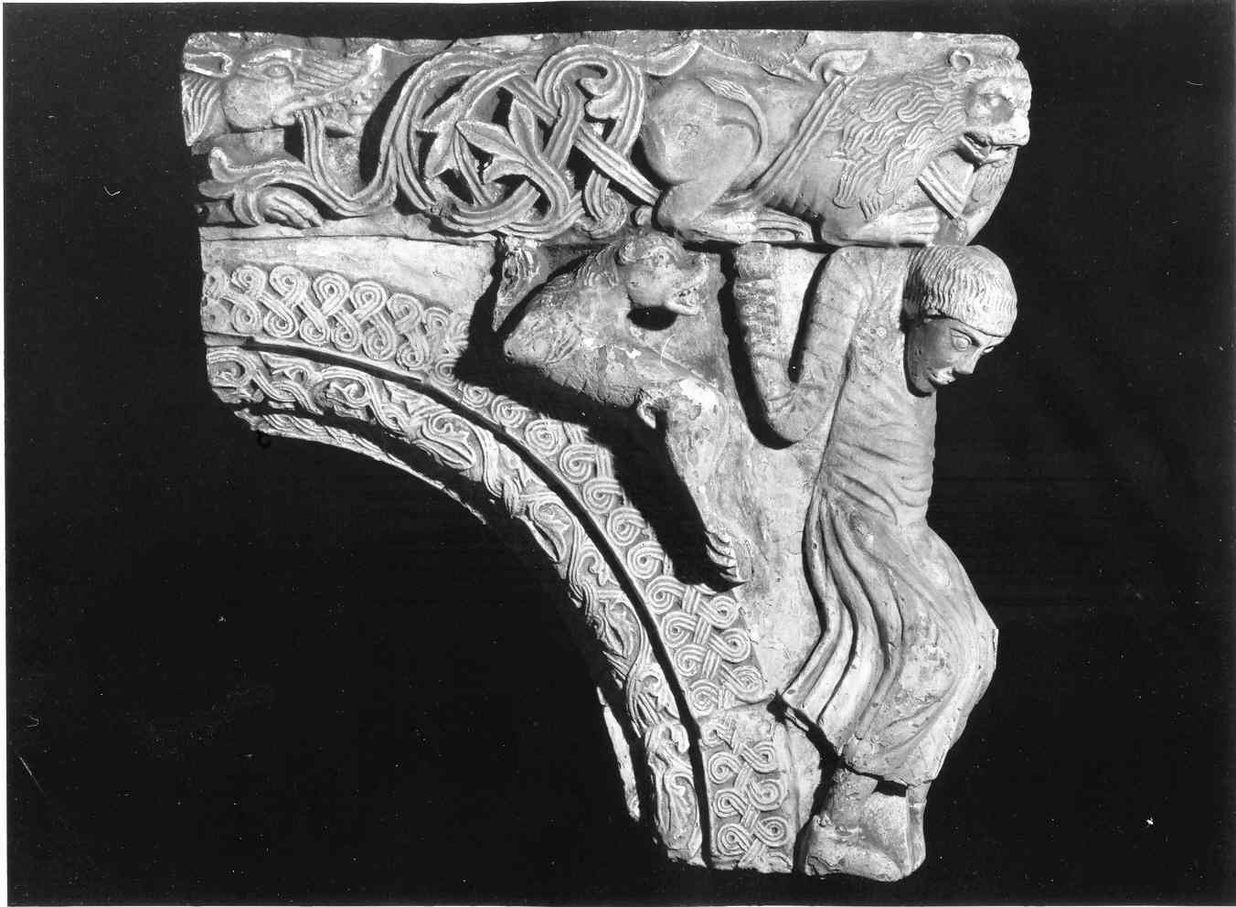 telamone, fiere (ambone, opera isolata) - ambito italiano (sec. XX)