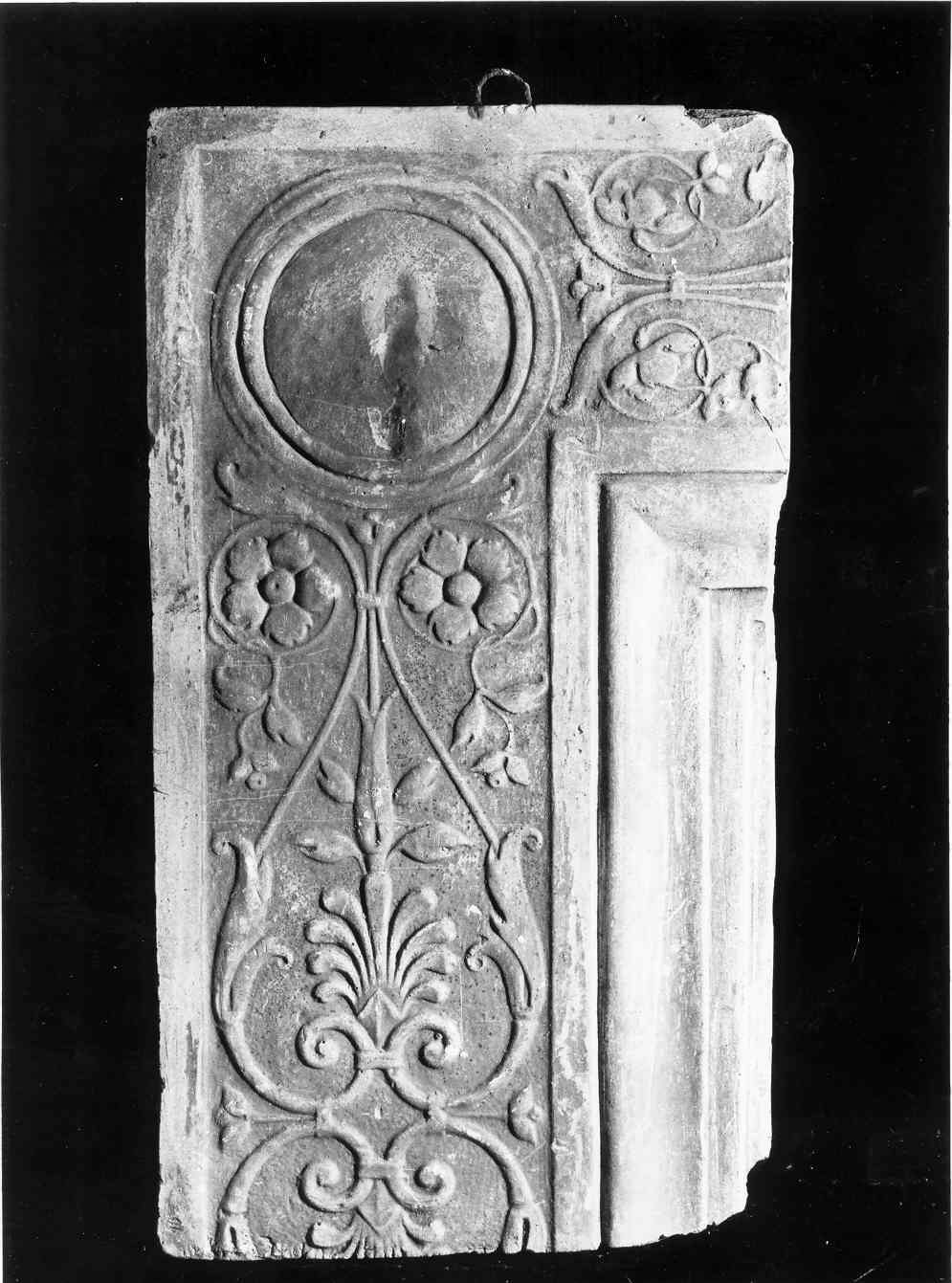 motivi decorativi vegetali (cornice architettonica, opera isolata) - ambito lombardo (sec. XIX)