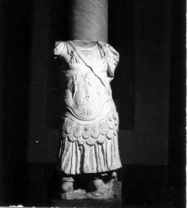 principe romano (statua, frammento) - ambito piemontese (?) (sec. XIX)