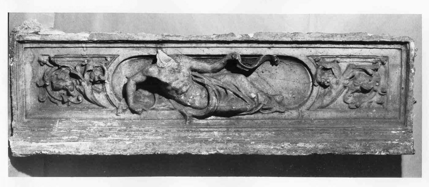 Noé, motivi decorativi vegetali (mostra di porta, frammento) - ambito fiorentino (sec. XIX)