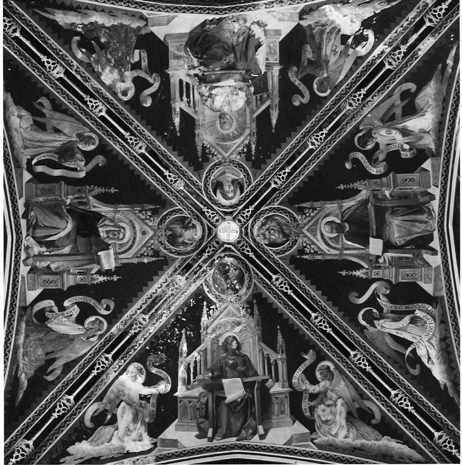 evangelisti (dipinto, elemento d'insieme) di Bignami Osvaldo (attribuito) (sec. XX)