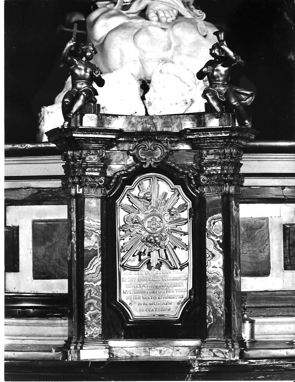 tabernacolo, elemento d'insieme di Quadrio Girolamo (attribuito) (sec. XVII)