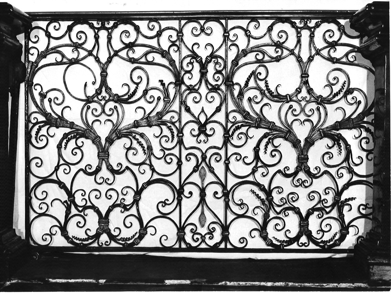 cancello di balaustrata, opera isolata - bottega lombarda (sec. XVIII)