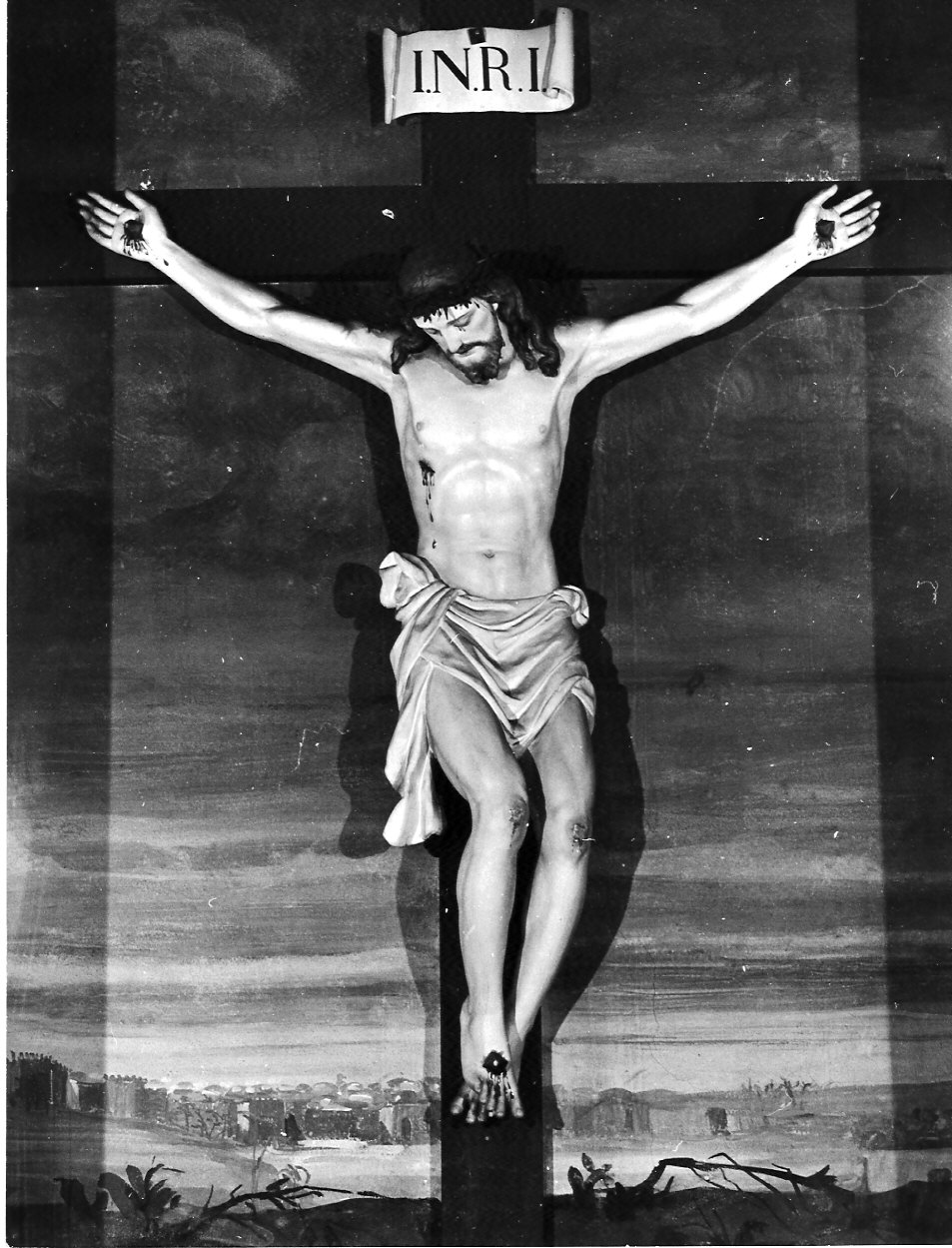 Cristo crocifisso (crocifisso, opera isolata) di Arrigoni Giuseppe (attribuito) (primo quarto sec. XVIII)