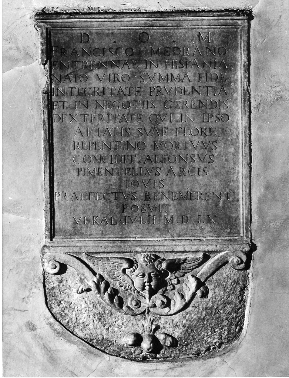 lapide tombale, opera isolata - bottega lombarda (sec. XVI)