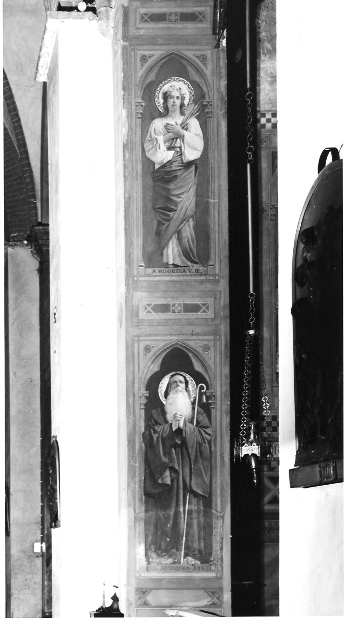 decorazione pittorica di Bignami Osvaldo (attribuito) (sec. XX)