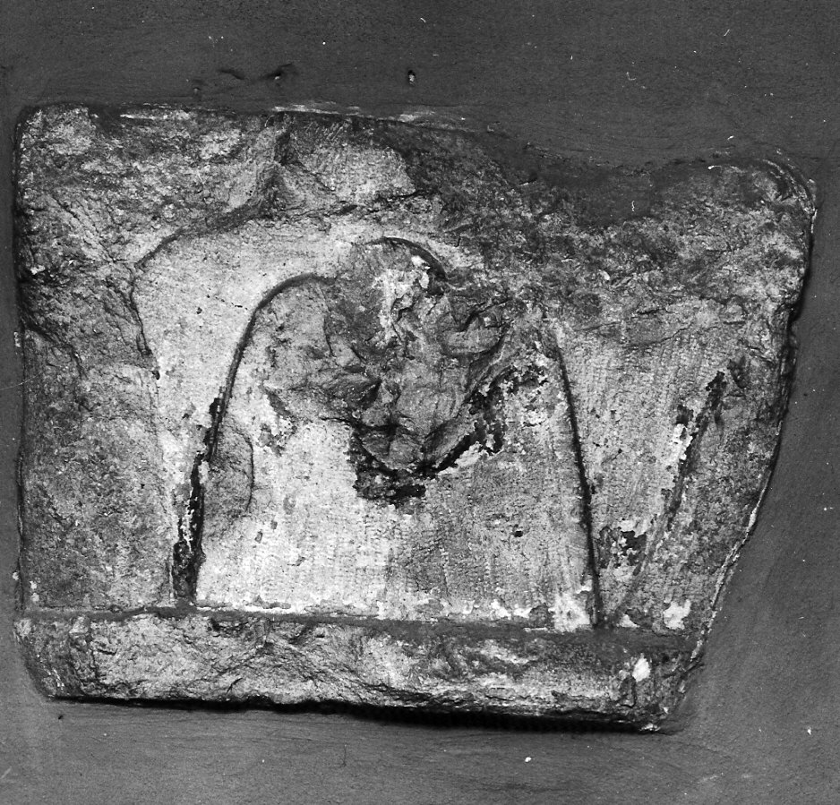 capitello, frammento - bottega lombarda (seconda metà sec. XIII)