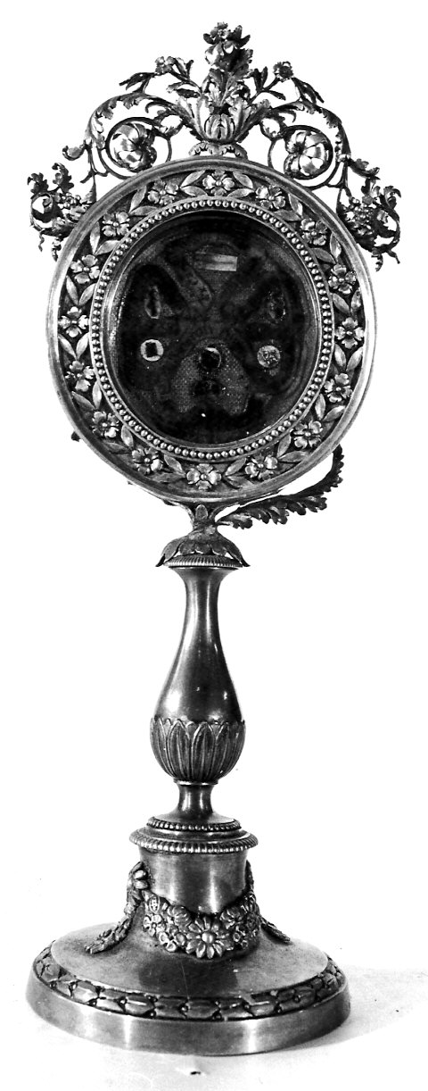 reliquiario - a ostensorio, opera isolata - bottega lombarda (fine sec. XVIII)