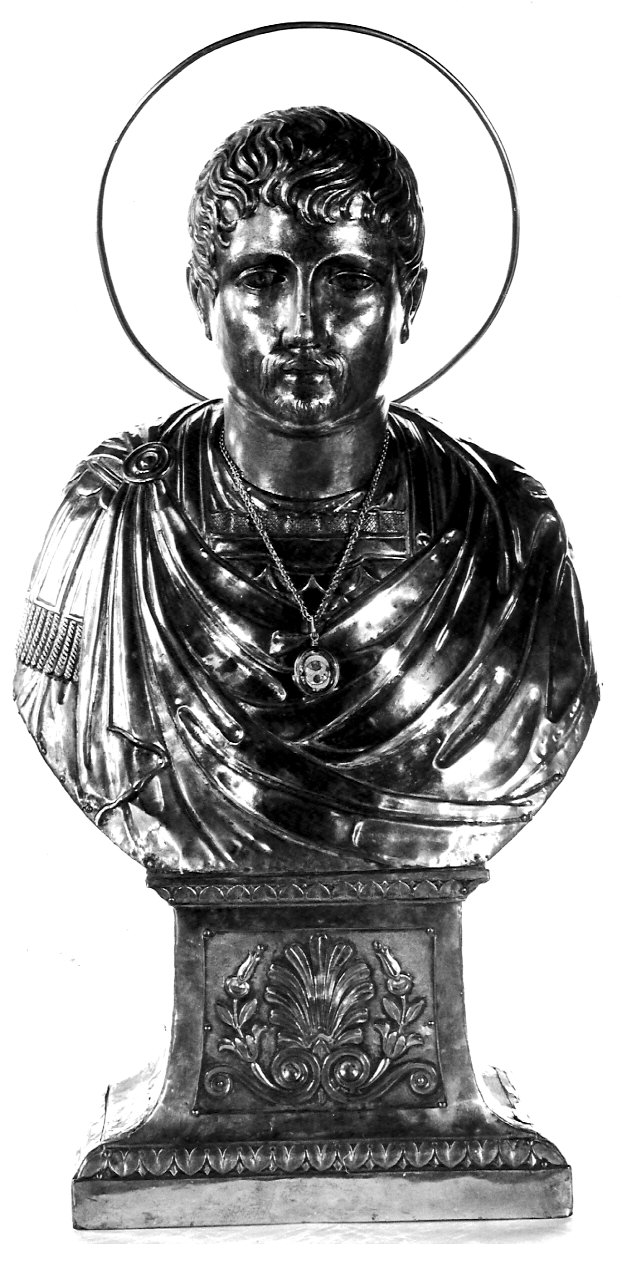 Santi (reliquiario - a busto, serie) - bottega lombarda (sec. XIX)