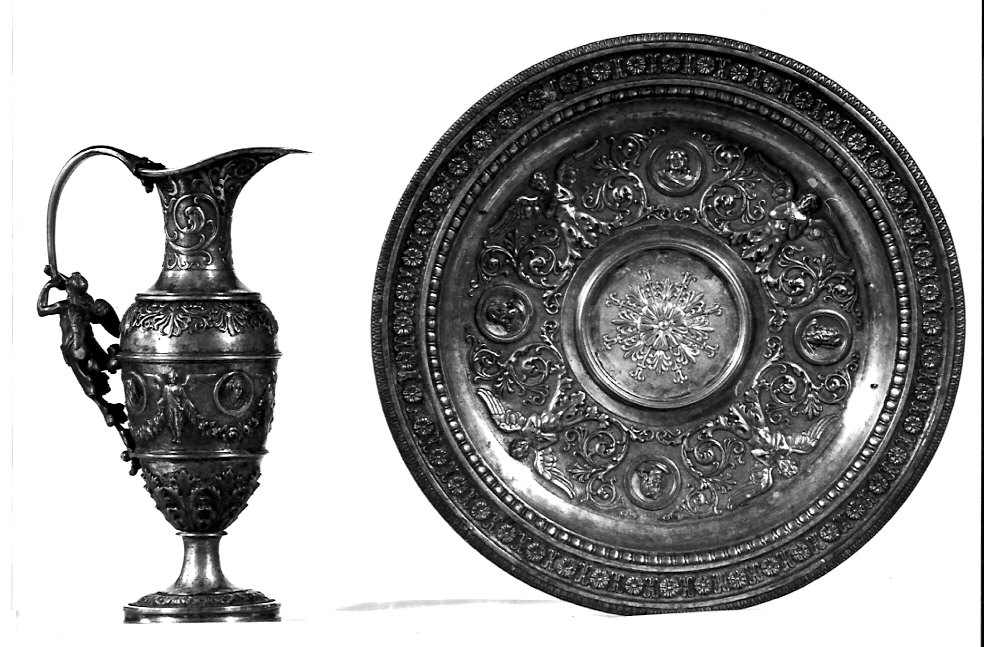 servizio cerimoniale da battesimo, insieme - bottega lombarda (sec. XIX)