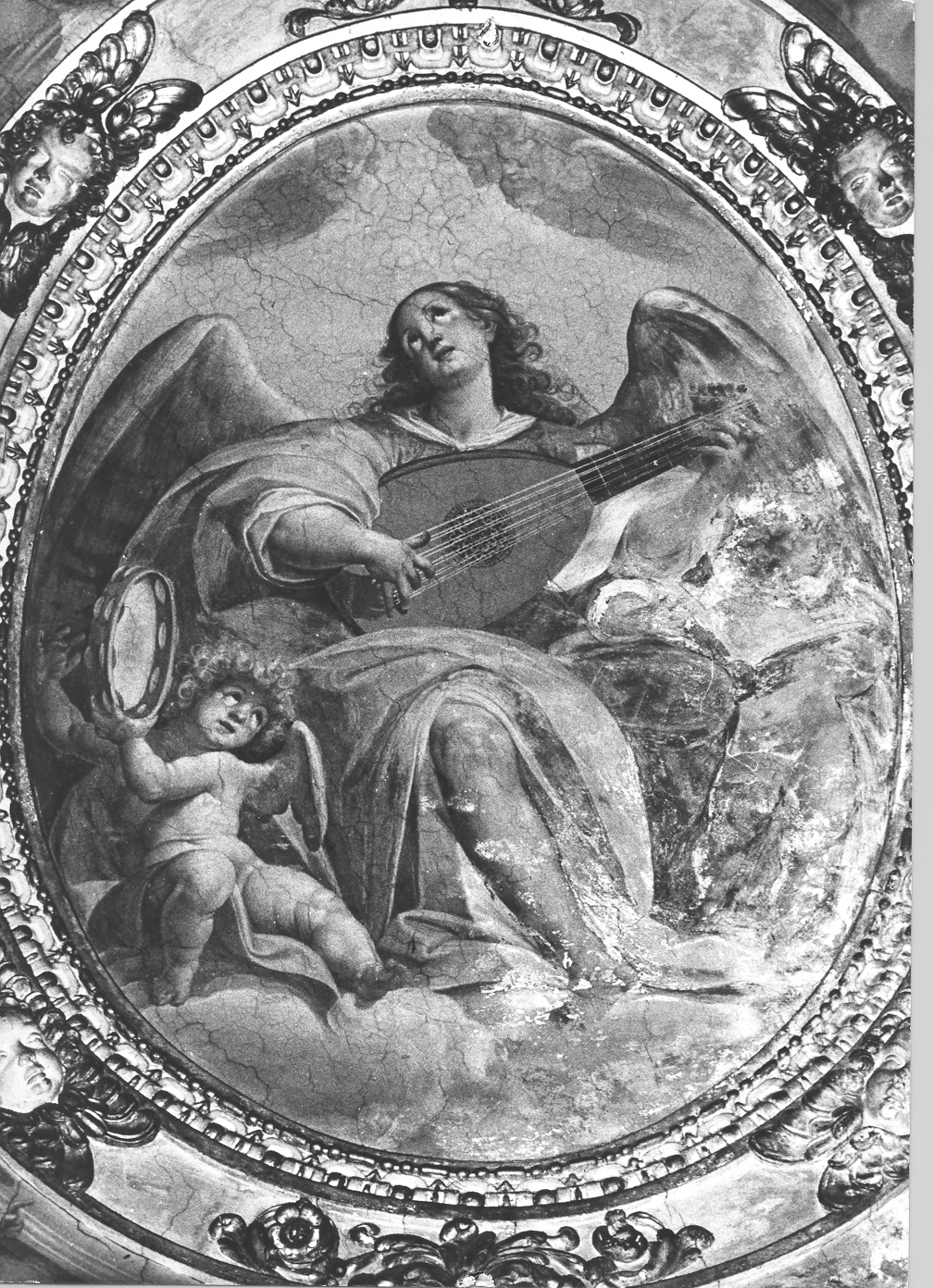 angeli musicanti (dipinto) di Della Rovere Giovanni Battista detto Fiamminghino, Della Rovere Giovanni Mauro detto Fiamminghino (sec. XVII)