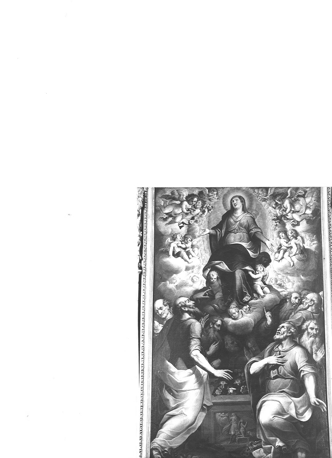 assunzione della Madonna (dipinto) di Procaccini Camillo (scuola) (sec. XVII)