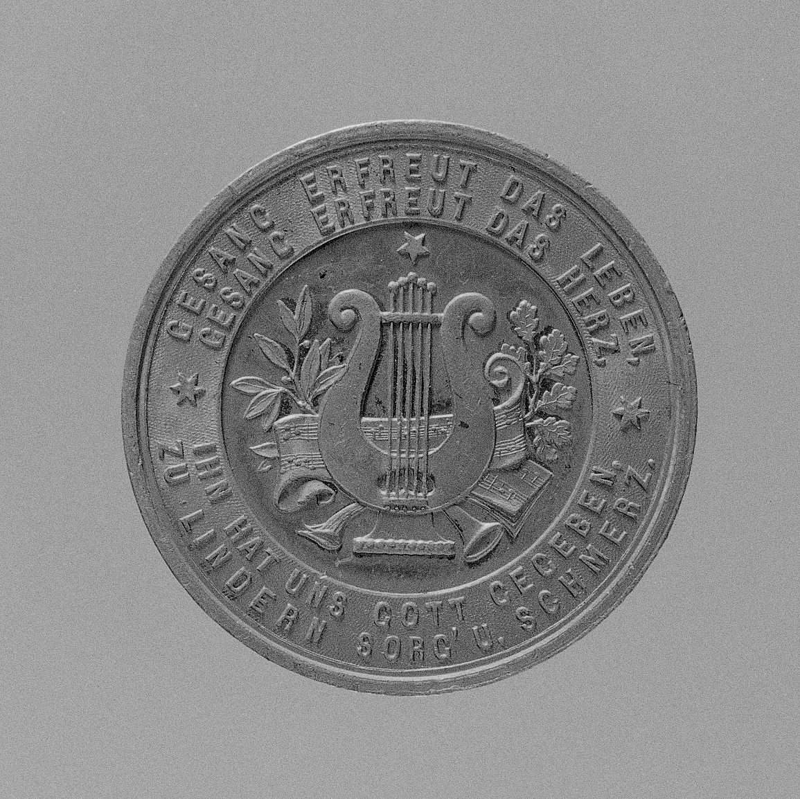 Ritratto di Beethoven Ludwig van, ritratto del compositore Beethoven Ludwig van (medaglia di presenza) - produzione tedesca o austriaca (seconda metà sec. XIX)