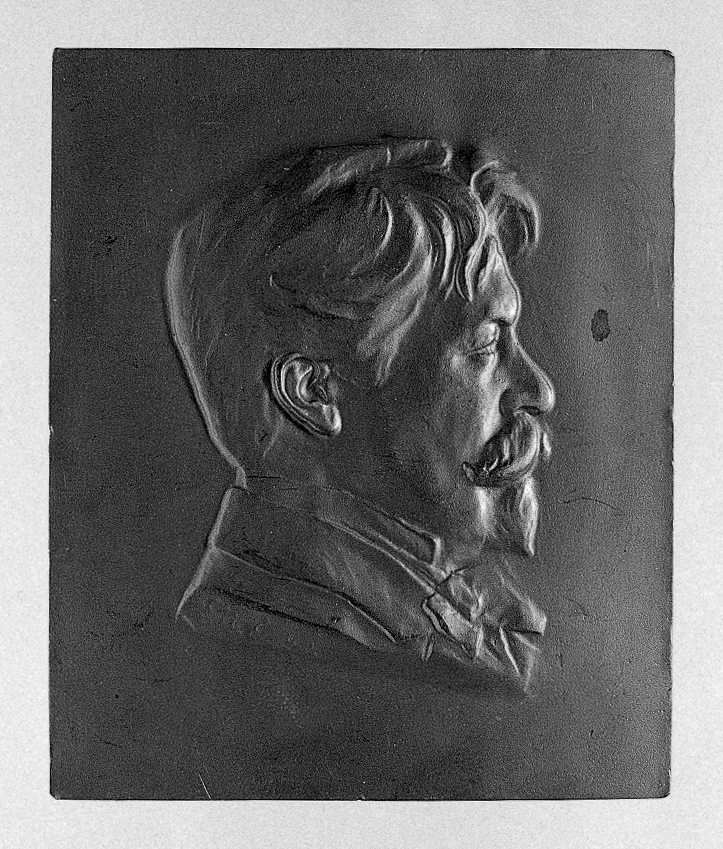 Ritratto di musicista (?), ritratto di musicista (?) (placchetta) - produzione austriaca (?) (sec. XX)