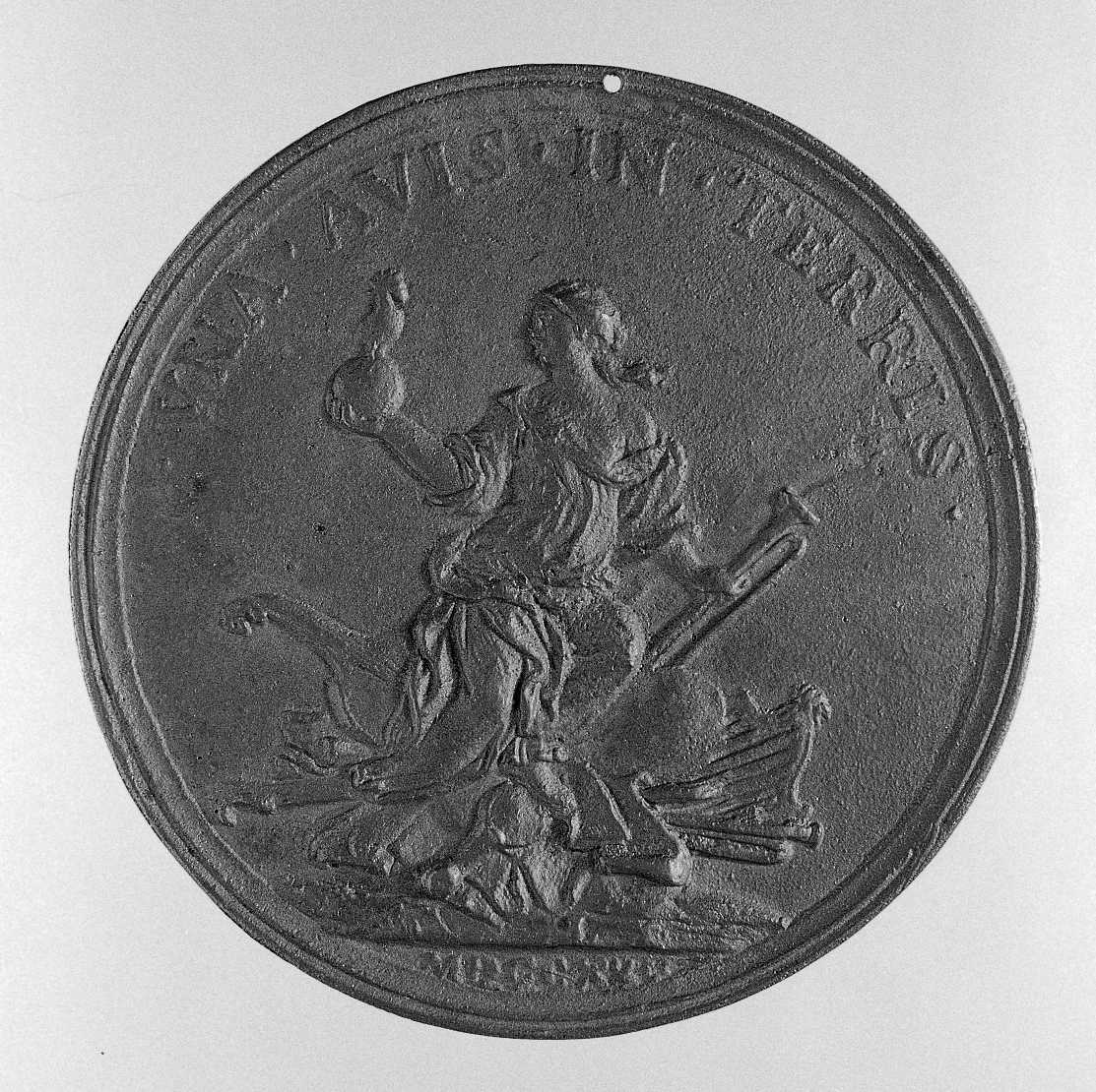 Ritratto di Bordoni Faustina, ritratto della cantante Bordoni Faustina (medaglia) di Broccetti Giuseppe (sec. XVIII)