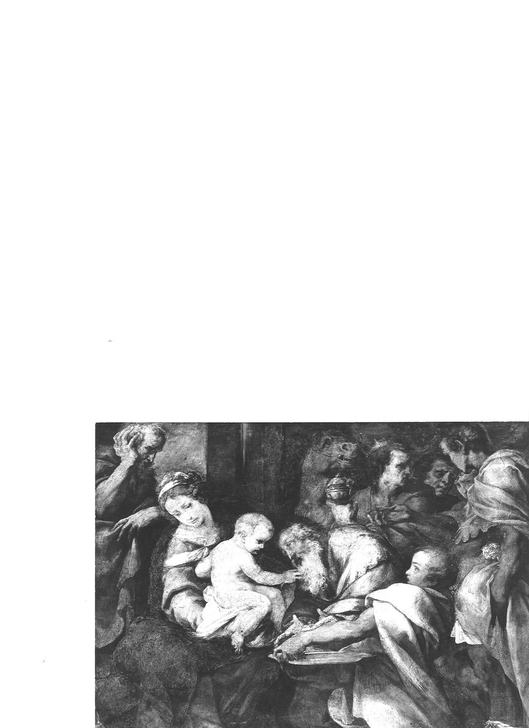 adorazione dei Re Magi (dipinto, complesso decorativo) di Crespi Daniele (sec. XVII)