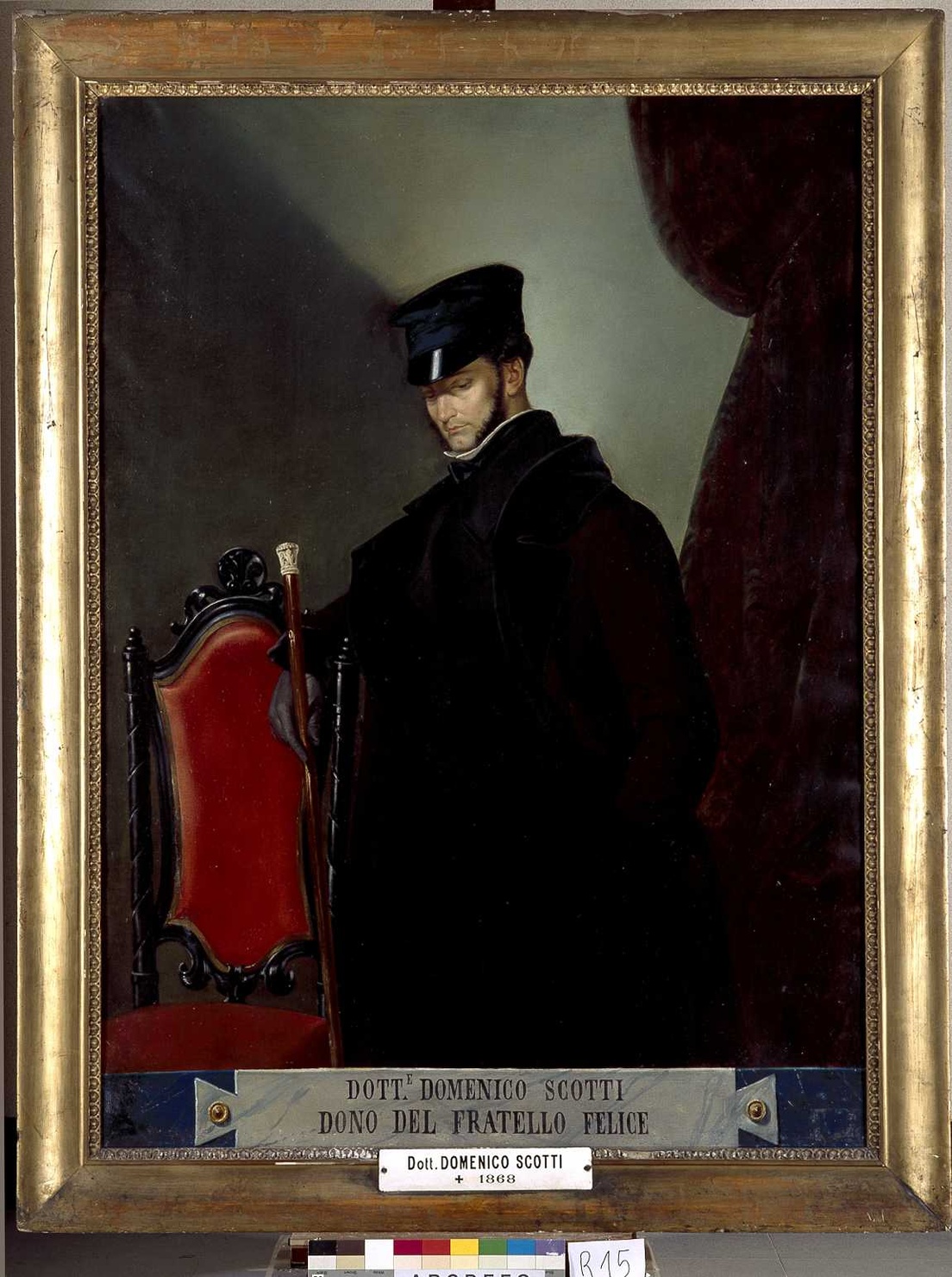 ritratto di Scotti Domenico (dipinto, opera isolata) - ambito lombardo (sec. XIX)