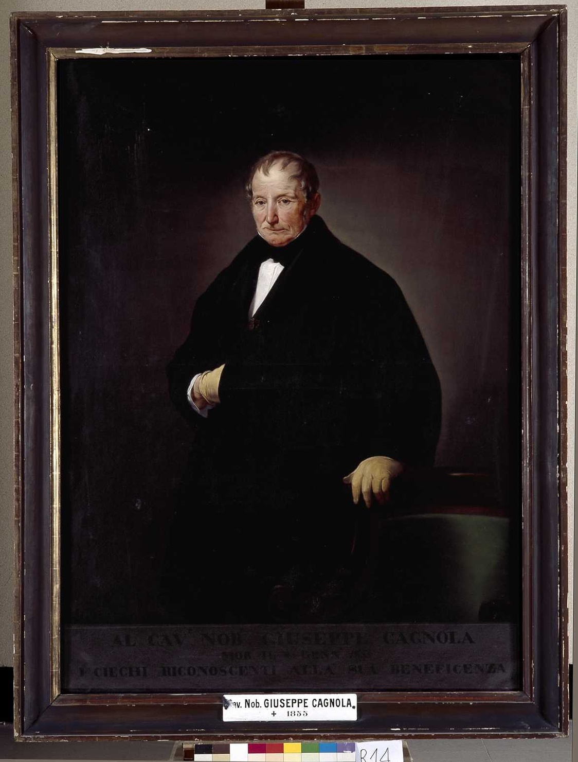 ritratto di Cagnola Giuseppe (dipinto, opera isolata) di De Magistris Francesco (sec. XIX)