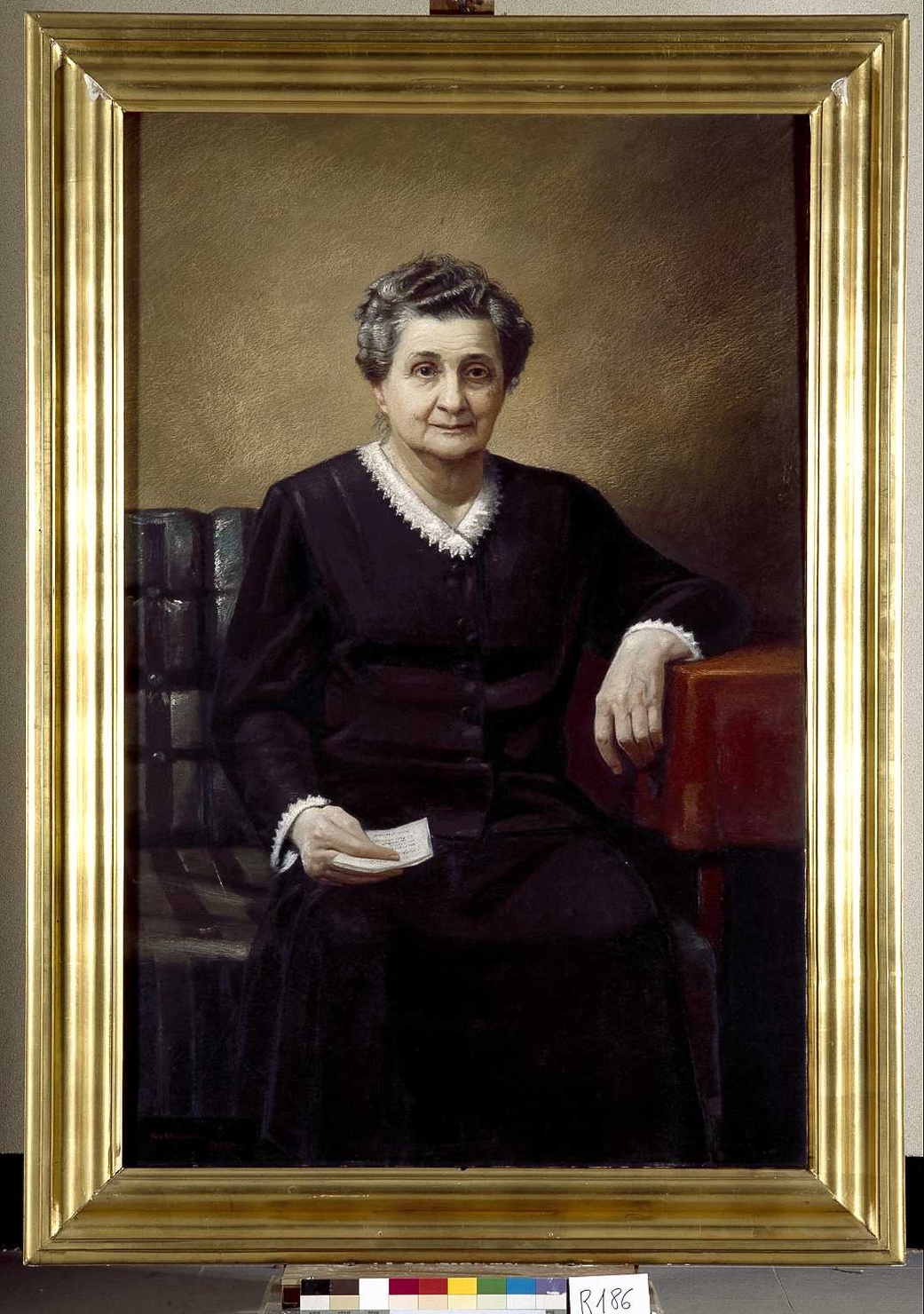 ritratto di Balducci Maria (dipinto, opera isolata) di Egger Giuseppe Valerio (sec. XX)