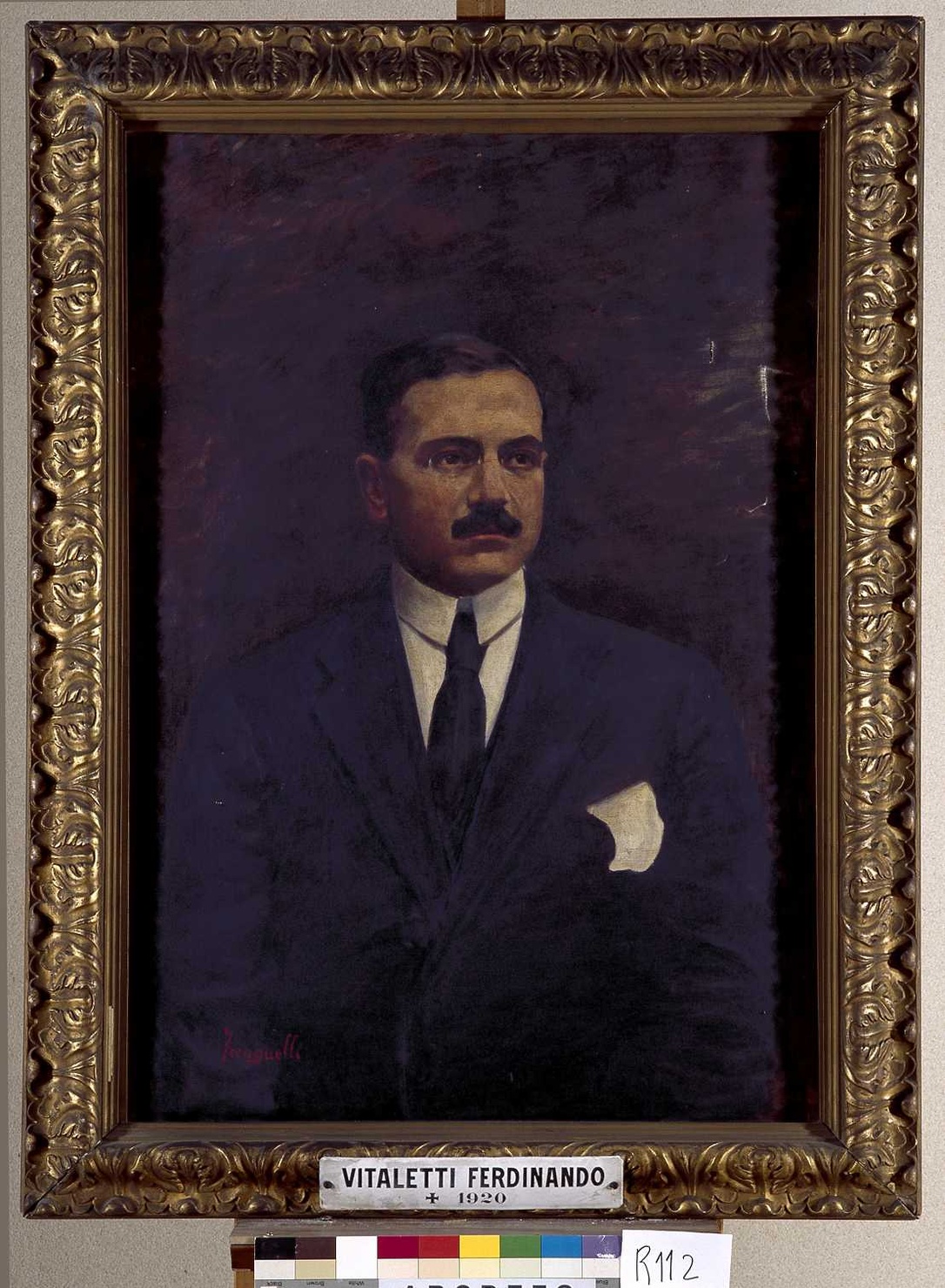 ritratto di Vitaletti Ferdinando (dipinto, opera isolata) di Frenguelli Svevo (sec. XX)