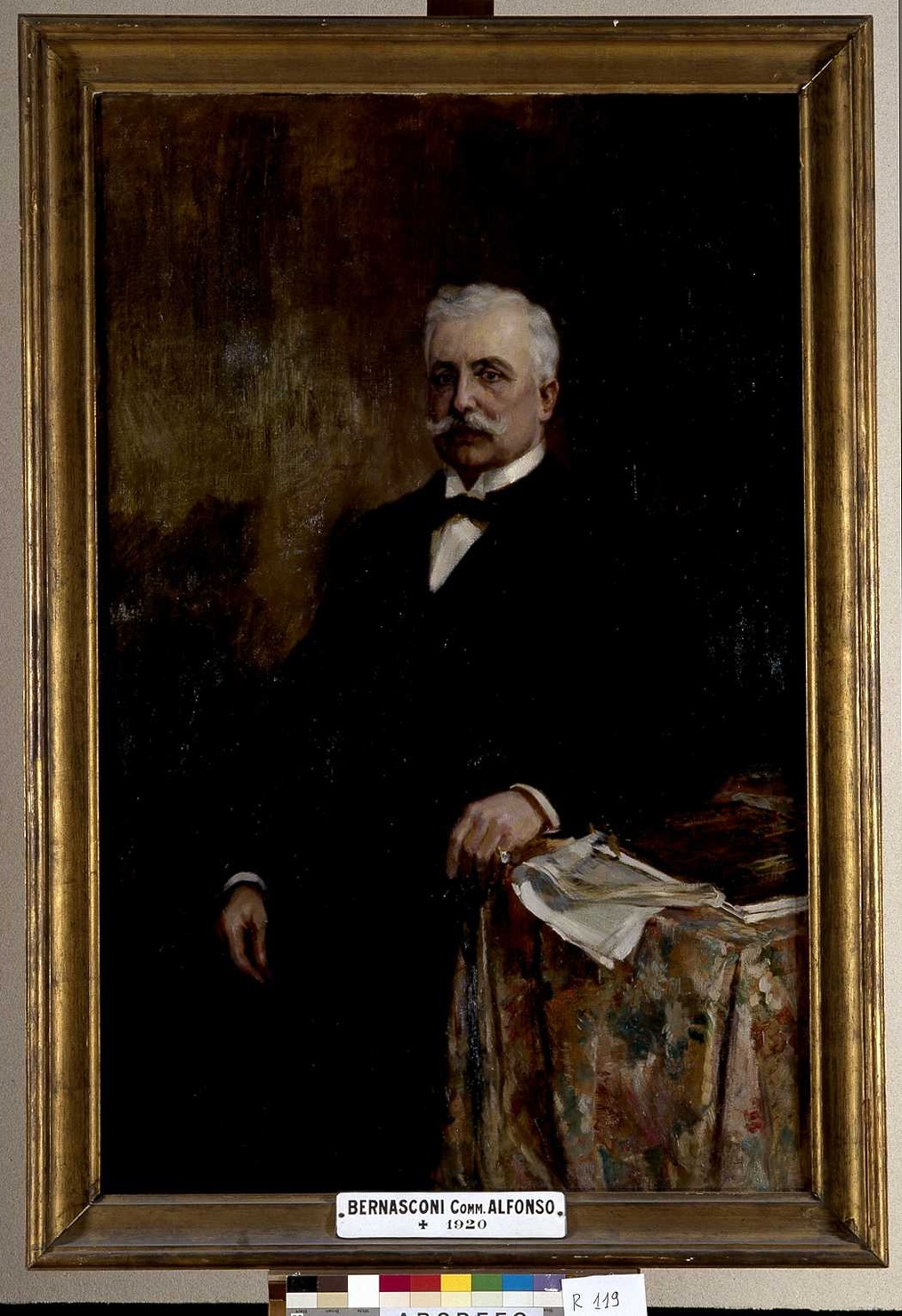 ritratto di Bernasconi Alfonso (dipinto, opera isolata) di Galli Riccardo (sec. XX)