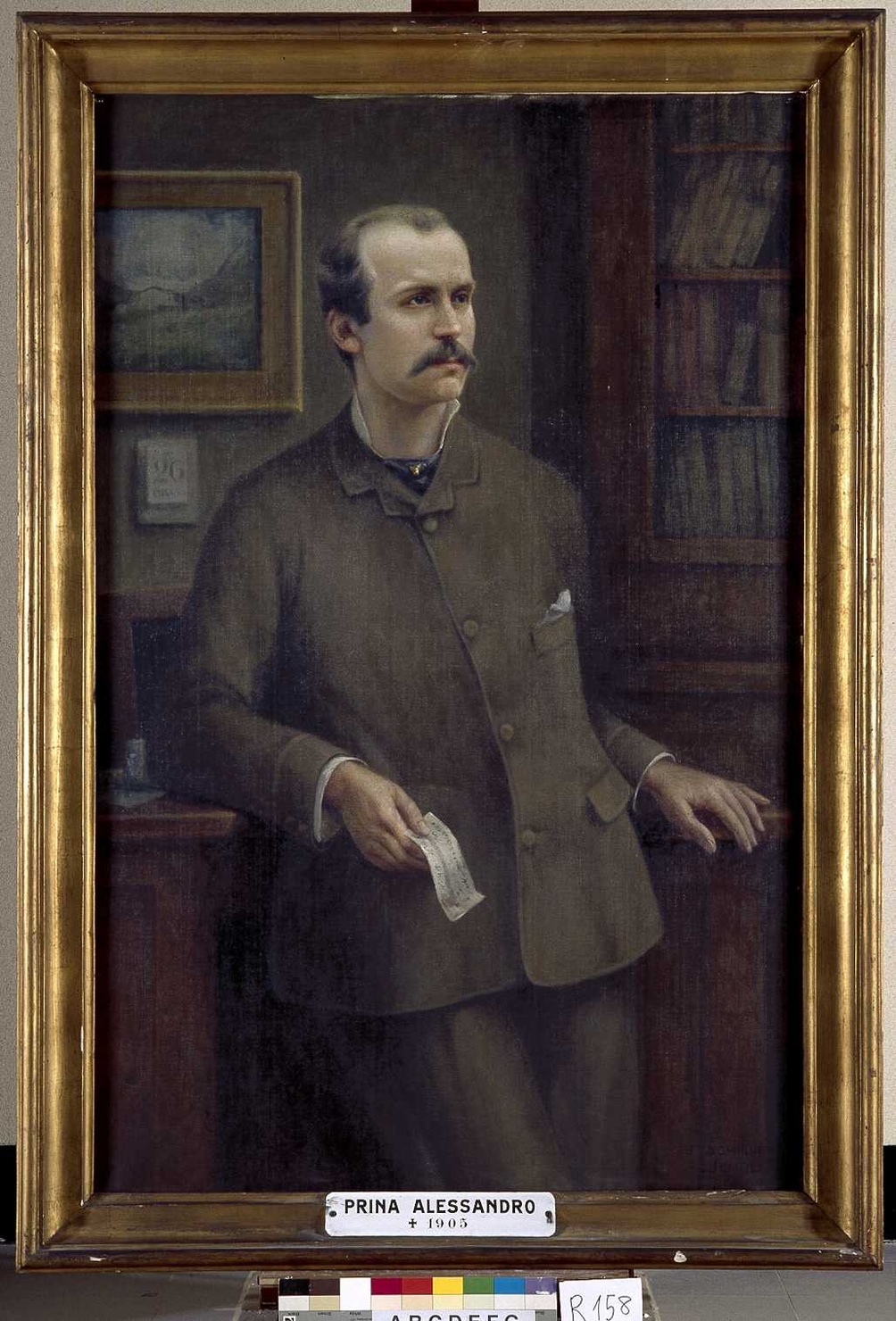 ritratto di Prina AlesSandro (dipinto, opera isolata) di Jemoli Achille (sec. XX)