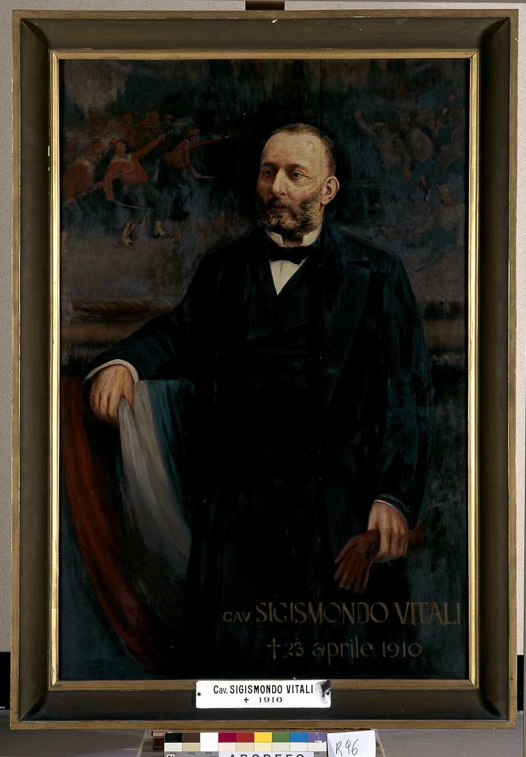 ritratto di Vitali Sigismondo (dipinto, opera isolata) di Laforet Augusto (sec. XX)