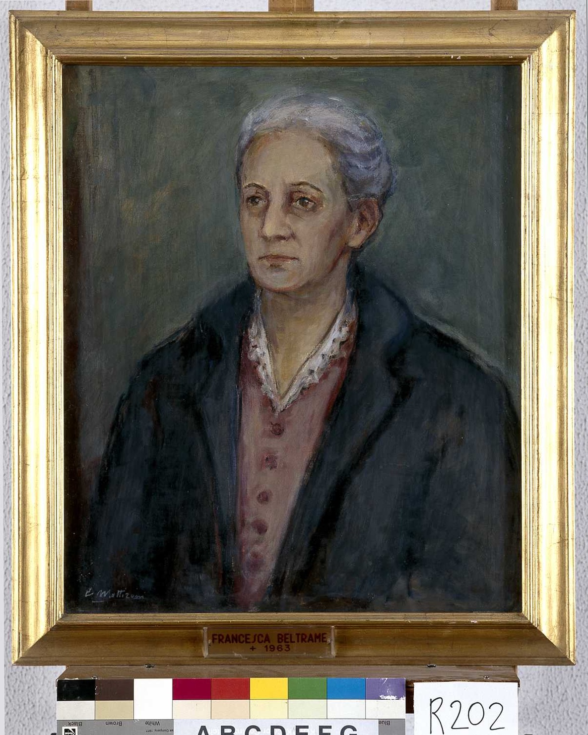 ritratto di Beltrame Francesca (dipinto, opera isolata) di Mottironi Cesarina (sec. XX)