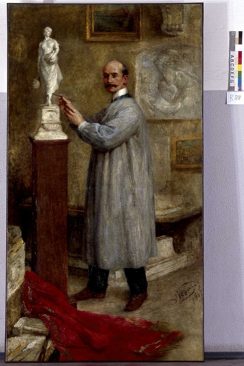 ritratto di Alberti Achille (dipinto, opera isolata) di Verazzi Serafino (sec. XX)