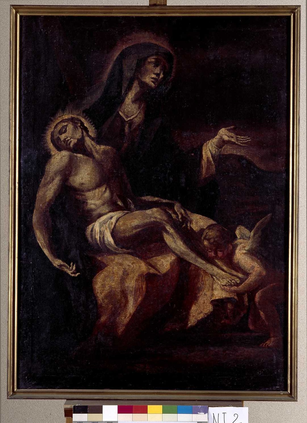 Pietà (dipinto, opera isolata) - ambito lombardo (prima metà sec. XVIII)