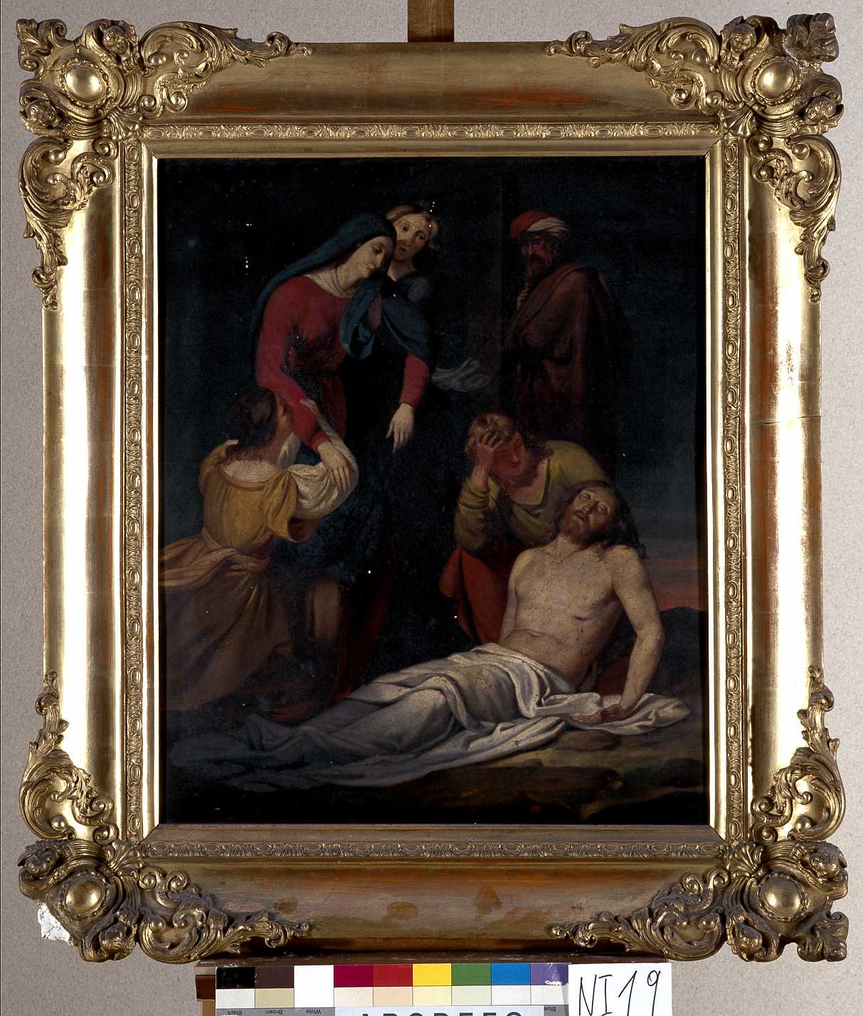 Compianto sul Cristo morto (dipinto, opera isolata) - ambito lombardo (prima metà sec. XIX)