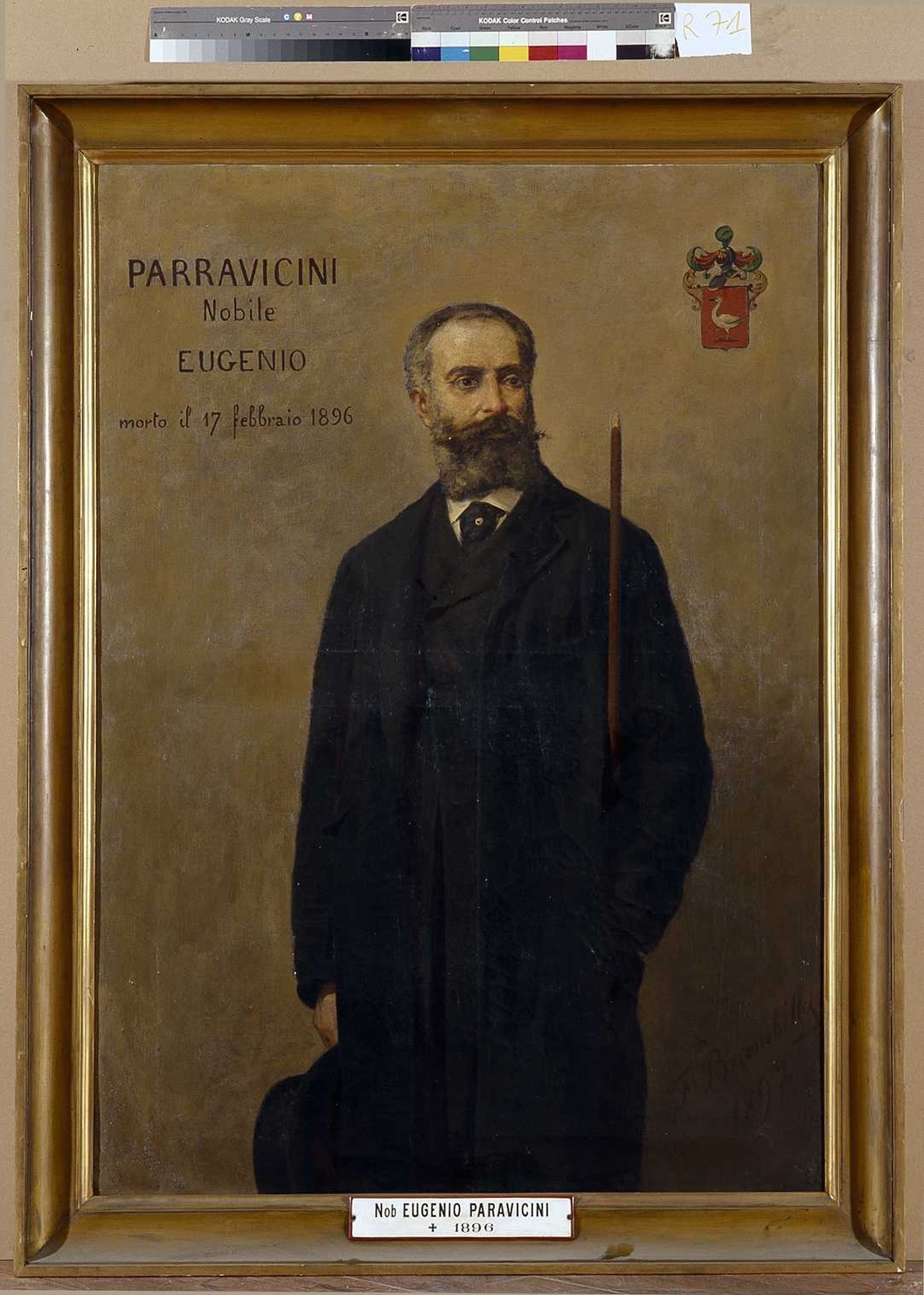 ritratto di Paravicini Eugenio (dipinto, opera isolata) di Brambilla Ferdinando (sec. XIX)