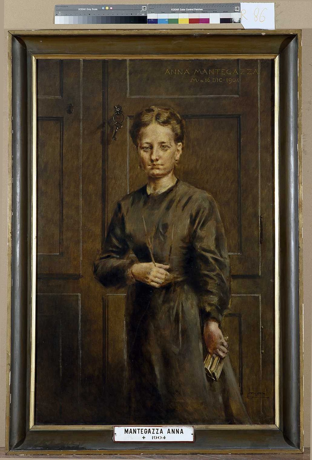 ritratto di Mantegazza Anna (dipinto, opera isolata) di Conconi Luigi (sec. XX)