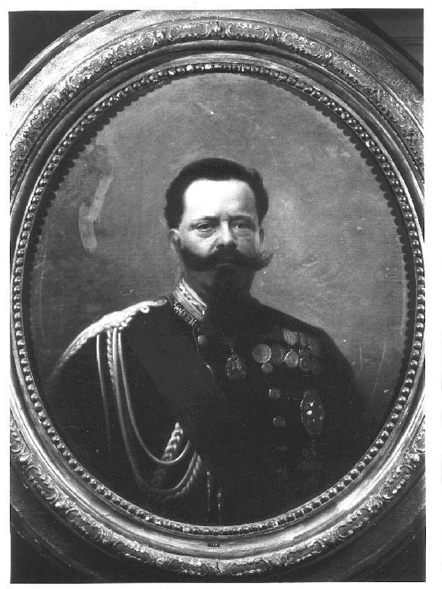 ritratto a mezza figura di Vittorio Emanuele II (dipinto) di Ugolini Giuseppe (seconda metà sec. XIX)