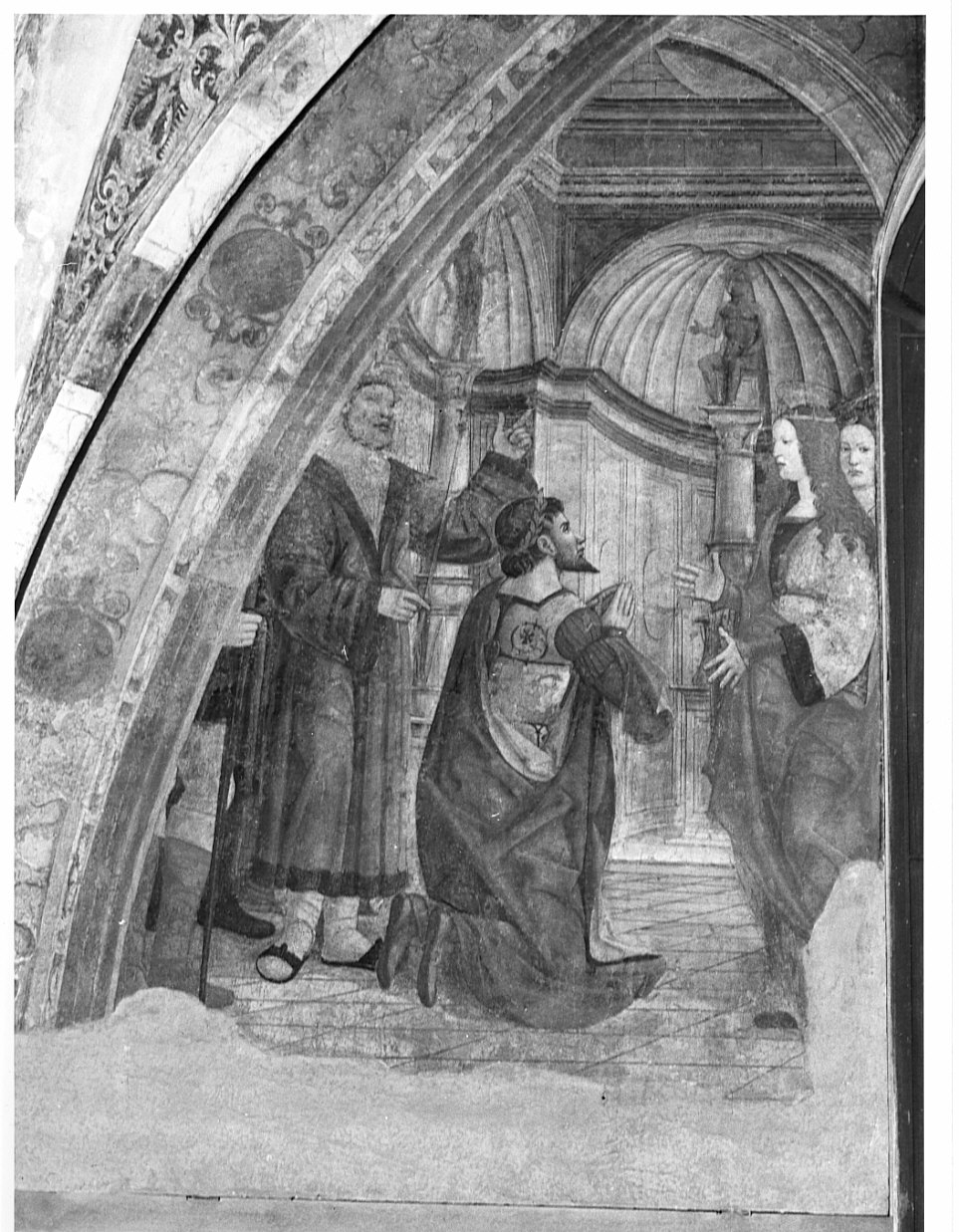 Storie di Santa Caterina d'Alessandria (dipinto, opera isolata) di Montorfano Giovanni Donato (fine sec. XV)