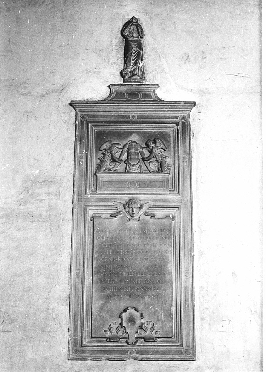 lapide tombale, opera isolata di Busti Agostino detto Bambaia (attribuito) (sec. XV)