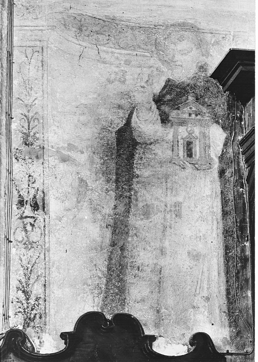 San Domenico (decorazione, opera isolata) - ambito lombardo (fine sec. XVI)