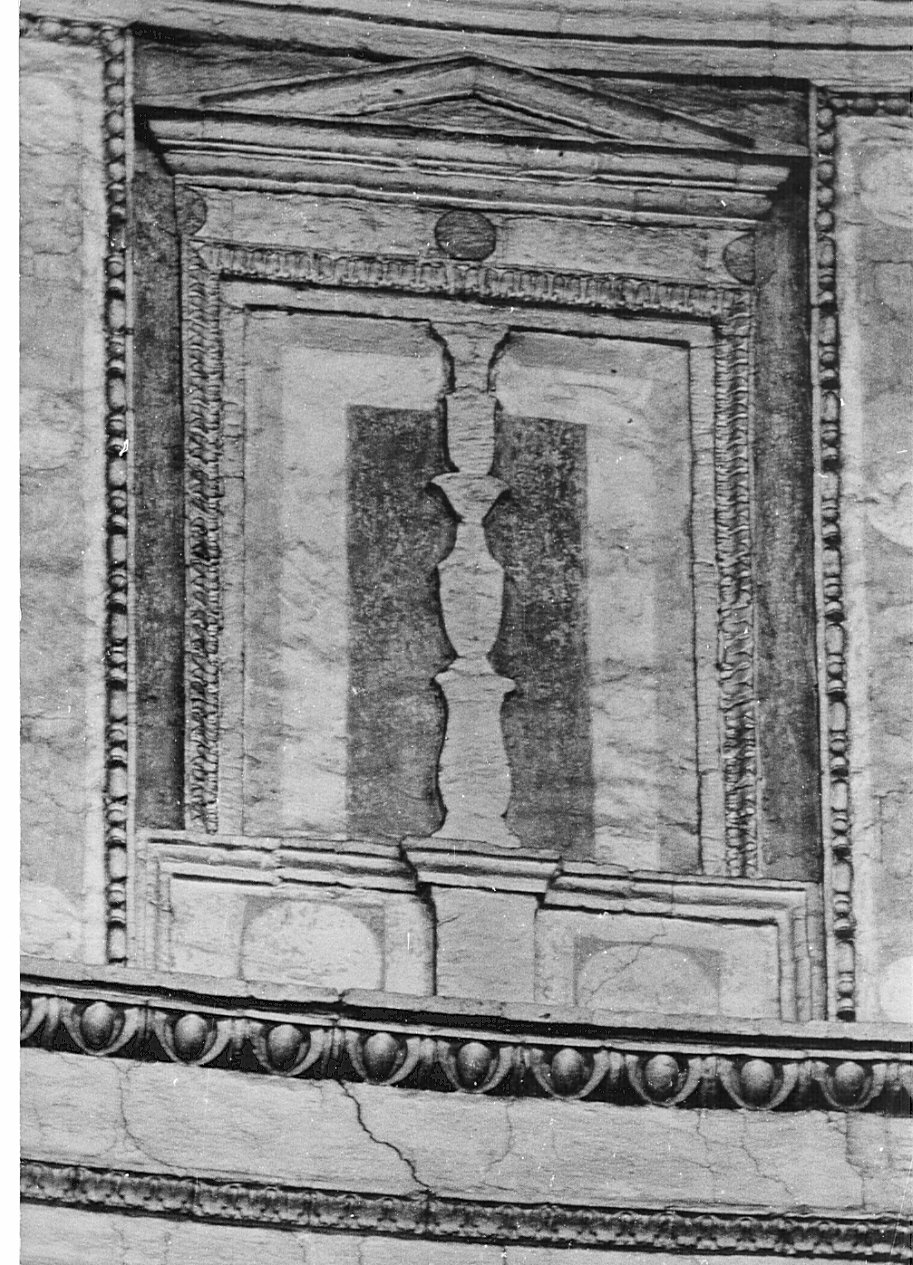 finta finestra (dipinto, elemento d'insieme) - bottega lombarda (fine sec. XV)
