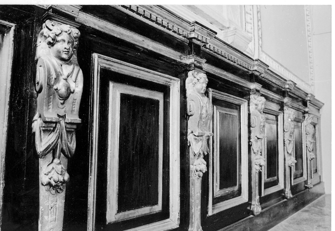 zoccolo, coppia - bottega lombarda (fine sec. XVI)